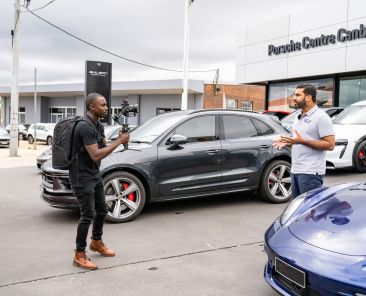 BTS image from Porsche