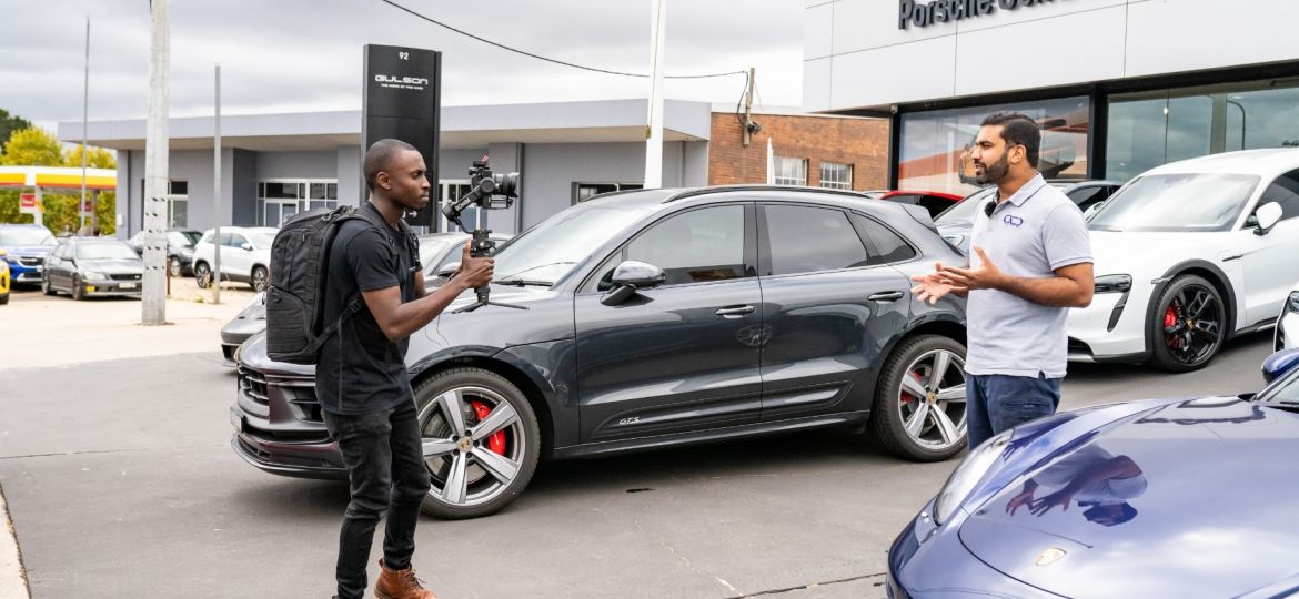 BTS image from Porsche