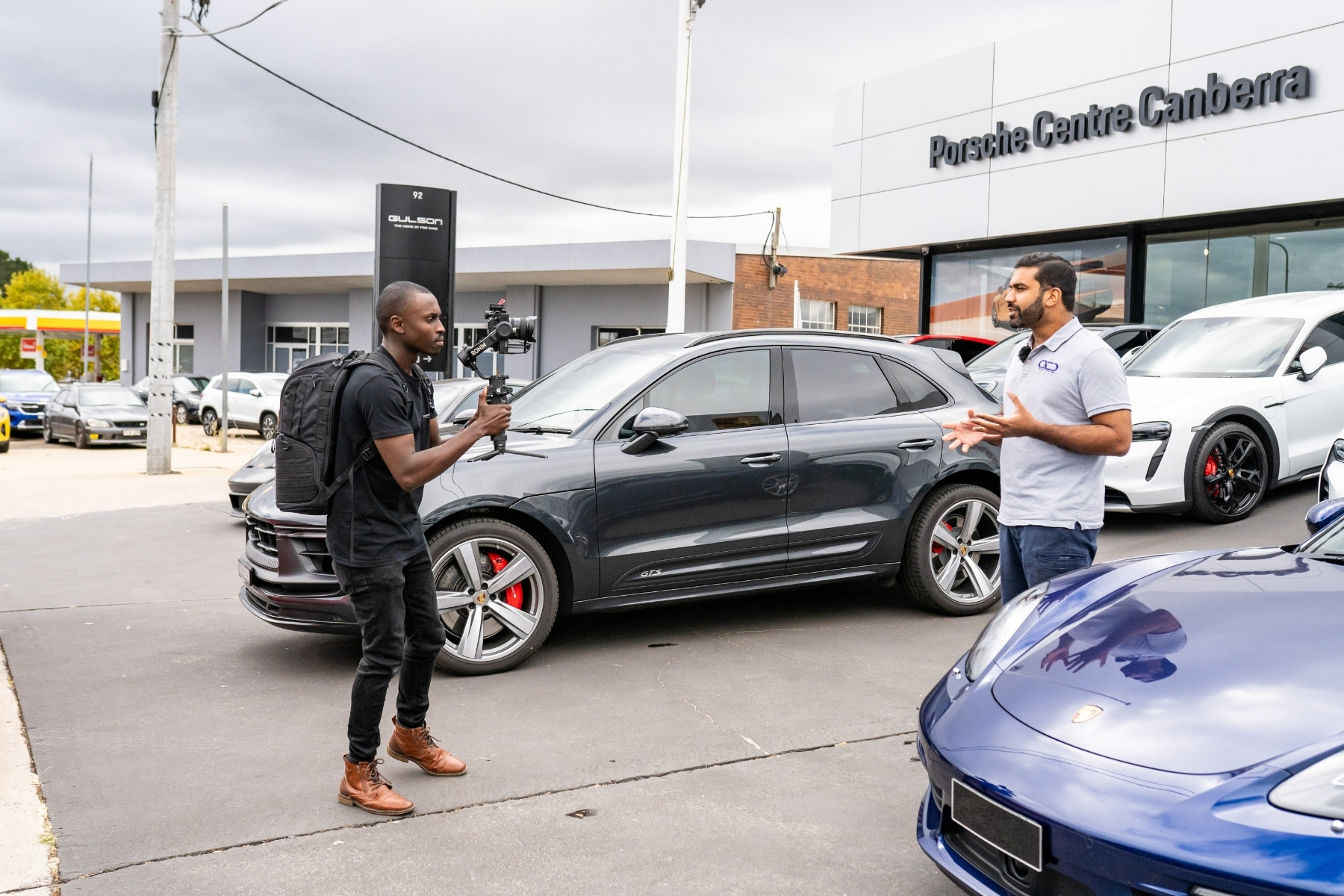 BTS image from Porsche